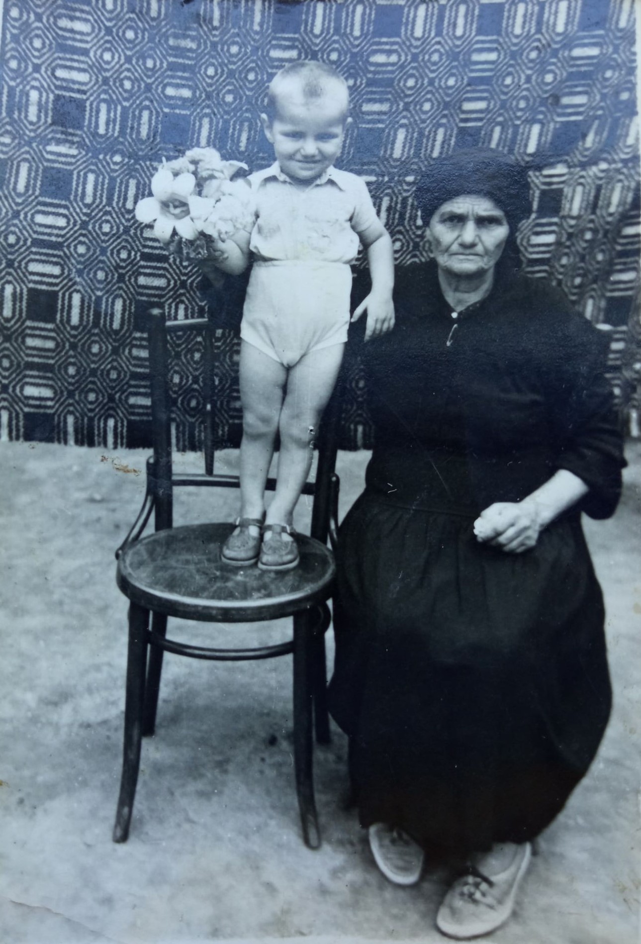 No_3_Valerică and his grandmother Maria Sora