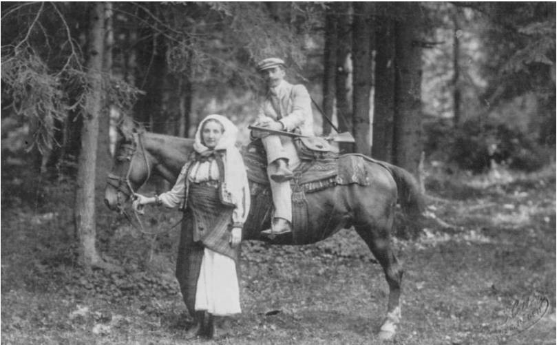 Adelina with Octavian Taslauanu 1907