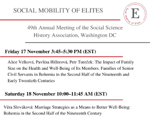 Konference: Asociace pro dějiny společenských věd, Washington, D.C., 16.–19. 11. 2023
