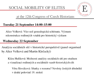 Conference: 12th Congress of Czech Historians